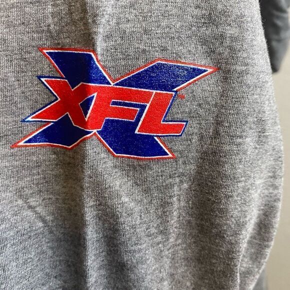NEW XFL Washington DC Defenders XFL Football Gray Lightweight Hoodie - Size L - Picture 3 of 6